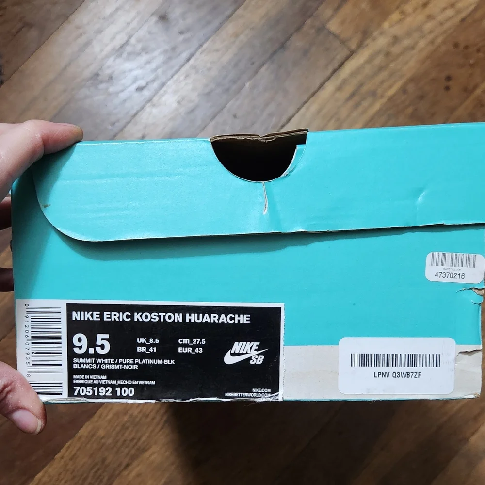 NikeSB Eric Koston Huarache 9.5 Mens NWT/NIB - Picture 11 of 11